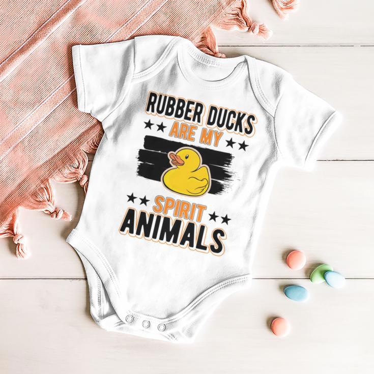 Rubber Duck Spirit Animal Baby Onesie