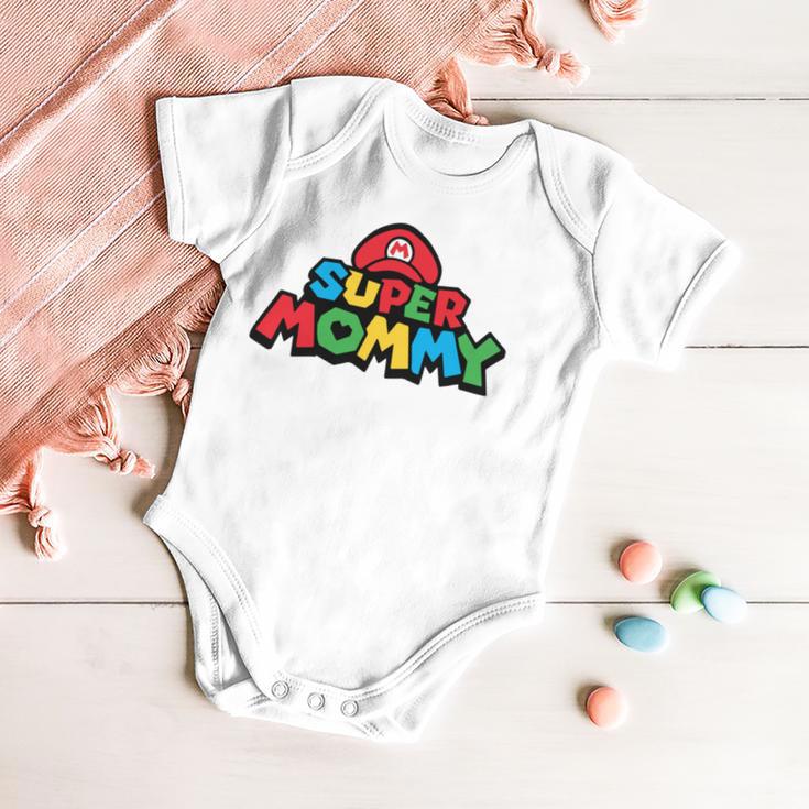 Super Mommy Funny Mom Mothers Day Idea Video Gaming Lover Gift Birthday Holiday By Mesa Cute Baby Onesie