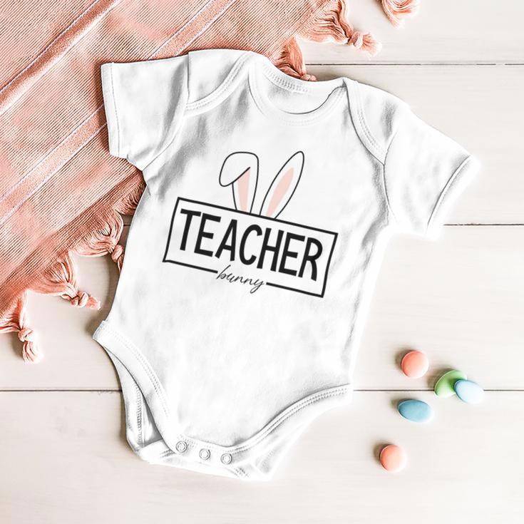 Teacher Bunny Easter Baby Onesie