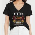 Alling Shirt Family Crest AllingShirt Alling Clothing Alling Tshirt Alling Tshirt Gifts For The Alling Women V-Neck T-Shirt