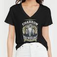 Charron Name Shirt Charron Family Name V3 Women V-Neck T-Shirt