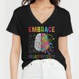 Embrace Neurodiversity V2 Women V-Neck T-Shirt