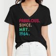 Fabulous Since V5 Women V-Neck T-Shirt