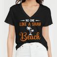 Funny No One Like A Shay Beach Palm Tree Summer Vacation Women V-Neck T-Shirt