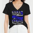 Gerd Doesnt Come With A Manual It Comes With A Family Who Never Gives Up Periwinkle Blue Ribbon Gastroesophageal Reflux Disease Gerd Awareness Women V-Neck T-Shirt