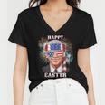 Happy Easter Confused Joe Biden 4Th Of July Funny Women V-Neck T-Shirt