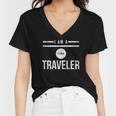 I Am A Time Traveler Women V-Neck T-Shirt