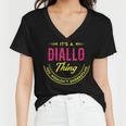 Its A Diallo Thing You Wouldnt Understand Shirt Personalized Name GiftsShirt Shirts With Name Printed Diallo Women V-Neck T-Shirt
