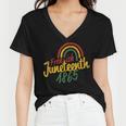 Junenth Women Free-Ish 1865 Kids Mens Junenth Women V-Neck T-Shirt