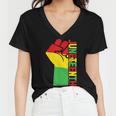 Juneteenth Independence Day 2022 Gift Idea Women V-Neck T-Shirt