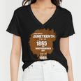 Juneteenth Woman Tshirt Women V-Neck T-Shirt