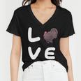 Love Turkeys Funny Turkey Thanksgiving 16 Shirt Women V-Neck T-Shirt