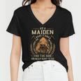 Maiden Name Shirt Maiden Family Name V3 Women V-Neck T-Shirt