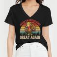 Make Thanksgiving Great Again Funny 4 Shirt Women V-Neck T-Shirt