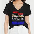 Most Dogs Are Smarter Than Your President Women V-Neck T-Shirt