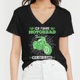 Motorcycle Rider Because I Can Be A 481 Shirt Women V-Neck T-Shirt