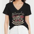 Motorcycles Mascara Moped Chopper 463 Shirt Women V-Neck T-Shirt