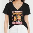 My Favorite Cookies Call Me Meemaw 882 Shirt Women V-Neck T-Shirt