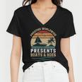 Prestigeworldwide Presentsboats Andhoes Vintage Funny Boating Boating Gifts Women V-Neck T-Shirt