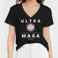 Proud Ultra Maga V12 Women V-Neck T-Shirt