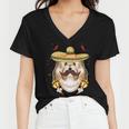 Sombrero Dog I Cinco De Mayo Havanese Women V-Neck T-Shirt