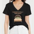 Theres Only One Bed Fanfiction Writer Trope Gift Women V-Neck T-Shirt