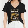 Tingle Blood Runs Through My Veins Name V2 Women V-Neck T-Shirt