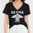 Ultra Maga Make America Great Again Proud Ultra Maga Ultra Maga Funny Women V-Neck T-Shirt