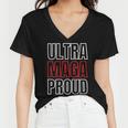 Ultra Maga Proud Patriotic Tshirt V2 Women V-Neck T-Shirt