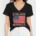 Vintage Ultra Maga And Proud Of It V2 Women V-Neck T-Shirt