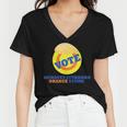 Vote Removes Stubborn Orange Stains 903 Shirt Women V-Neck T-Shirt