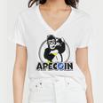 Apecoin Funny Women V-Neck T-Shirt