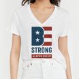 Be Strong And Never Give Up Tshirt American Tshirt United State Of America Women V-Neck T-Shirt