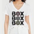 Box Box Box F1 Tyre Compound V2 Design Women V-Neck T-Shirt