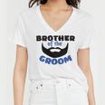 Brother Of The Groom Great Gift For The Brother Of The Awesome Groom Women V-Neck T-Shirt