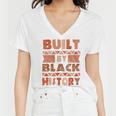 Built By Black History African American Pride Women V-Neck T-Shirt