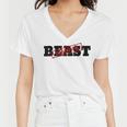 Certified Beast Athletic Workout Fitness 486 Trending Shirt Women V-Neck T-Shirt