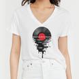 Cool Record Dj Music Women V-Neck T-Shirt