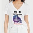 Ddg - 41 Hmas Brisbane Women V-Neck T-Shirt