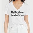 Flugelhorn Lightweight Sweatshirt V2 Women V-Neck T-Shirt