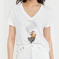 Fox Tea Women V-Neck T-Shirt