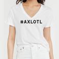 I Axlotl Questions Cute Axlotl V4 Women V-Neck T-Shirt