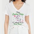 I Have Cerebral Palsy Im Allowed To Do Weird Things Unicorn Green Ribbon Cerebral Palsy Cerebral Palsy Awareness Women V-Neck T-Shirt