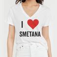 I Heart Smetana The Smetana Man I Love Smetana Women V-Neck T-Shirt