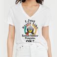 I Really Like Roman Soldier Penguin Ok Women V-Neck T-Shirt