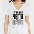 I Tested Positive For Swag-19 Women V-Neck T-Shirt