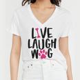 Live Laugh Bark 9 Trending Shirt Women V-Neck T-Shirt