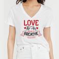 Love Is In The Air Try Not To Breathe 134 Trending Shirt Women V-Neck T-Shirt