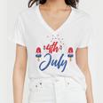 Memorial Day 4Th Of July Holiday Patriotic Ice Cream V2 Women V-Neck T-Shirt