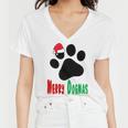 Merry Dogmas Women V-Neck T-Shirt